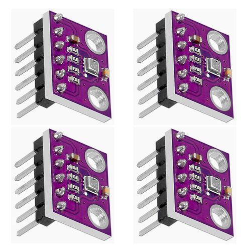 4pcs Pre-Soldered ME280 3.3V Sensor Module GY-BME280-3.3 High Precision Atmospheric Pressure Sensor Temperature Humidity Sensor Module for Raspberry Pi and Other MicroControllers