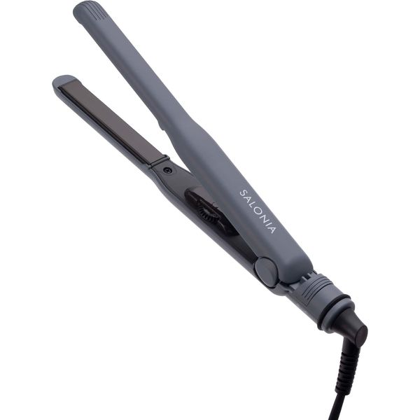 SALONIA SL-004SGR Hair Straightening Iron, Gray, 0.6 inches (15 mm), Iron, Appliances, Beauty, Appliances, Hair Care, Maximum 482°F (230°C), Professional Specifications, Men's, Men's