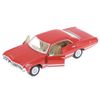 KiNSMART - 1/43 Scale Model Compatible with Chevrolet Impala 1967 (Red)