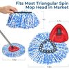 Blue Mop Replace Head, Handle, Base for OCeda EasyWring 1 Tank System ONLY