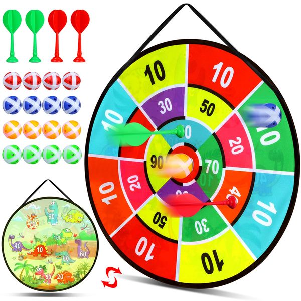 Kids Toys Dart Board Games,Boy Toys Sports Carnival Games,Indoor Outdoor Yarn Activities for 3 4 5 6 7 8 9 10 11 12 Year Old Boys Girls Birthday Gifts Ideas