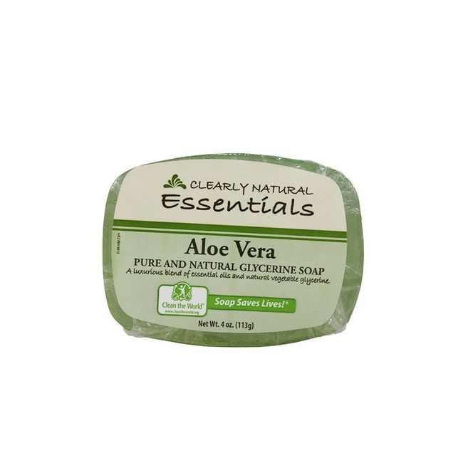 Clearly Natural Essentials Aloe Vera Glycerin Soap, 4 oz