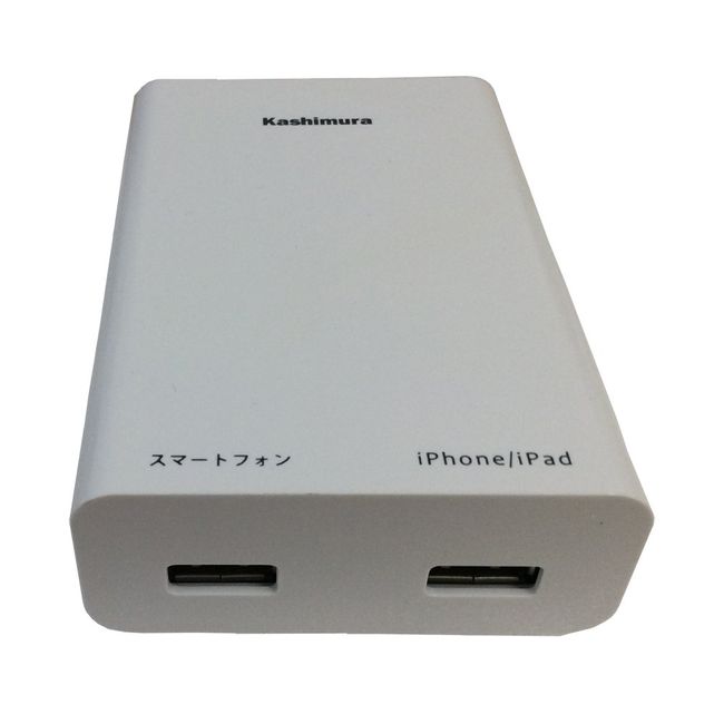 Kashimura NTI-146 2-Port Power Strip, 2 USB 3.1A