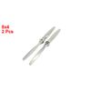 Sourcingmap 2Pcs RC Airplane Aircraft Model DIY Gas Engine 8x4 Propeller Prop