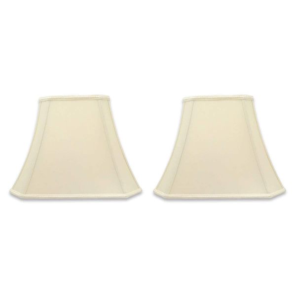 Royal Designs DSO-68-16EG-2 lampshades, 16", Eggshell, 2 Piece