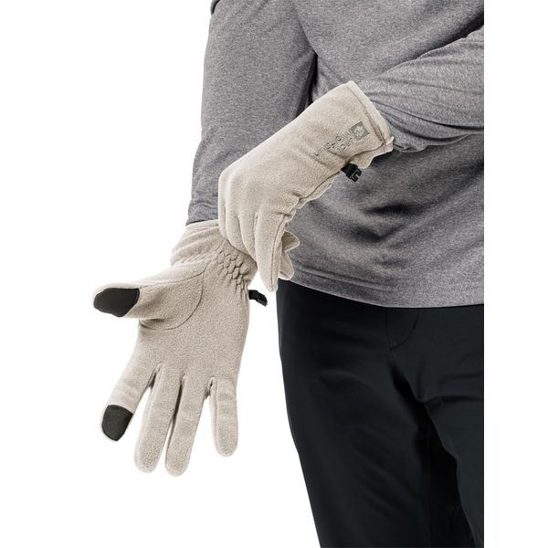 Jack Wolfskin Real Stuff Glove Seal M, Seal