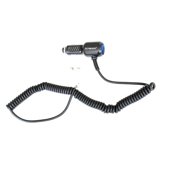 DCPOWER Coiled/Curled Power Cord Compatible Replacement for Beltronics GT-7 Extreme Range Laser Radar Detector