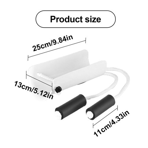 TSHAOUN Sock Aid Aid for Socks and Stockings, Sock Dressing Aid for Elderly, Disabled People, Easy On & Off Stocking Slider (White)