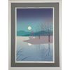 Alex Miles "Reflections I" Hand Signed &# Framed Serigraph Mid-Century Art