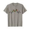 Forex or Stock Trader Candlestick Chart Heartbeat Graph T-Shirt