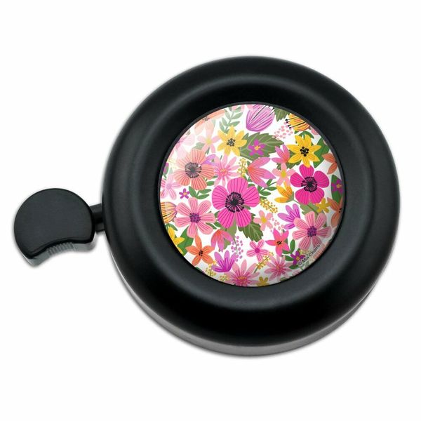 Vivid Flowers Bicycle Handlebar Bike Bell
