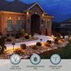 6 Pack 5CCT LED Landscape Pathway Lights, Double Layer, Oil Rubbed Bronze