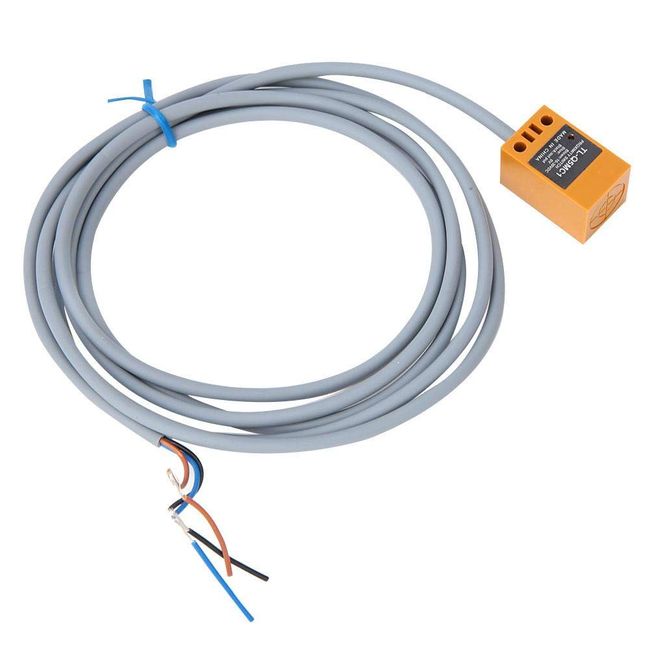 TL-Q5MC1 Inductive Proximity Sensor Detection Switch 3 Wire NPN Normally Open DC 10-30V Widely Used in Detection, Automatic Control System, Positioning Control, Counting, Automatic Protection, Detection Distance 5mm, Cable Length 1.75m