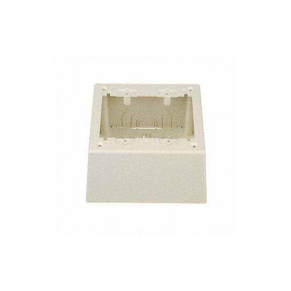 PANDUIT Deep Junction Box,Off White,Boxes