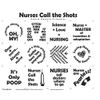 Nurses Call the Shot Fabric Panel