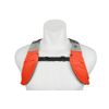 S-TRIPLE LED Safety Alarm Vest, Orange, Medium