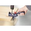 kwb DÜBELPROFI Universal Dowel Jig with Adjustable Hole Sizes, Precise Woodworking Tool