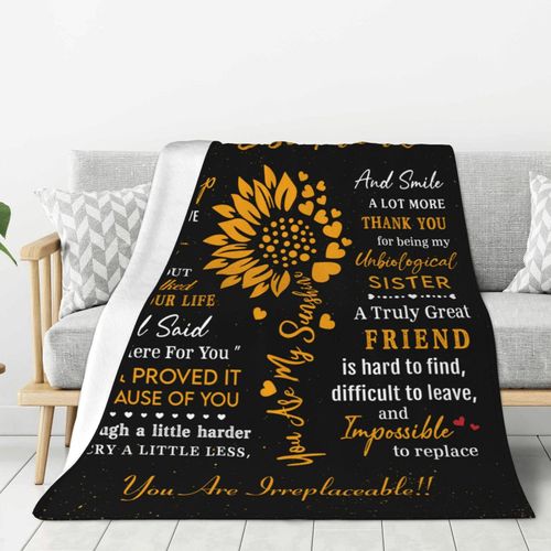 Mlkdcid Gifts for Best Friend, Friendship Gifts for Women, Best Friend Birthday Gifts Throw Blanket 60" x 50", Bestie Gifts for Woman