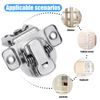 10X 1-1/4" Overlay Soft Close Face Frame 105° Compact Cabinet Hinges Handware