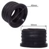 SKIR'CO Black Rubber 50 x 40 mm Drain Pipe Connector, Pipe Reducer