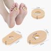 90 Pieces Corn Cushions, Soft Latex Foam Self Adhesive Callus Pads Corn Pad for Foot Toe Callus Anti Friction Reduce Foot and Heel Pain, 3 Models