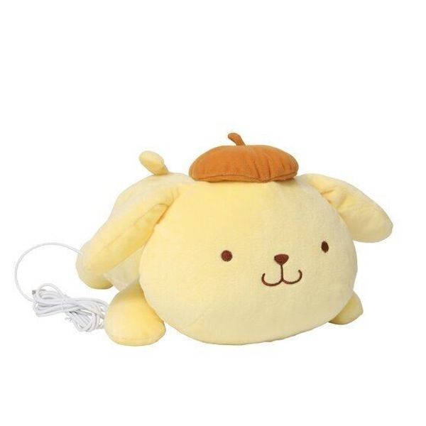 NEW Sanrio Characters Pompompurin Warm Plush Toy Instantly Warm with USB 290mm