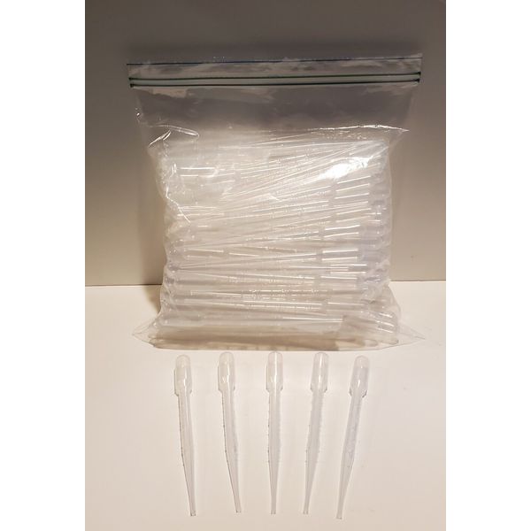 Bag Full Of Pipettes 3 ML 6 Inches In Length