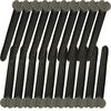 Black Nickel Flat Head Long Electrical Socket Switch Screws (20, 40mm)