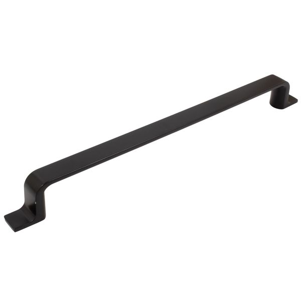 Rubicon Cabinet Pull, 224 Millimeters, Matte Black by Stone Harbor Hardware