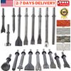 Pneumatic Chisel Set Air Hammer Punch Chipping Bits Drill Tool Concrete Brick
