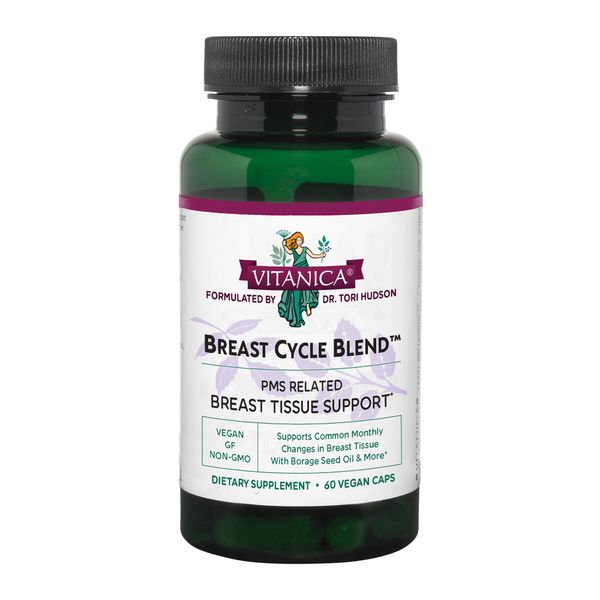 Vitanica - Breast Cycle Blend - Breast Cycle Support - 60 Vegetarian Capsules