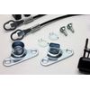 New 16-PC Complete Tailgate Hardware Kit w/Black Handle Hinges Latch Cables etc