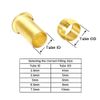Beduan 20 Pcs Brass Compression Fitting, 8mm OD x 5mm ID Ferrules & Insert Tube Support