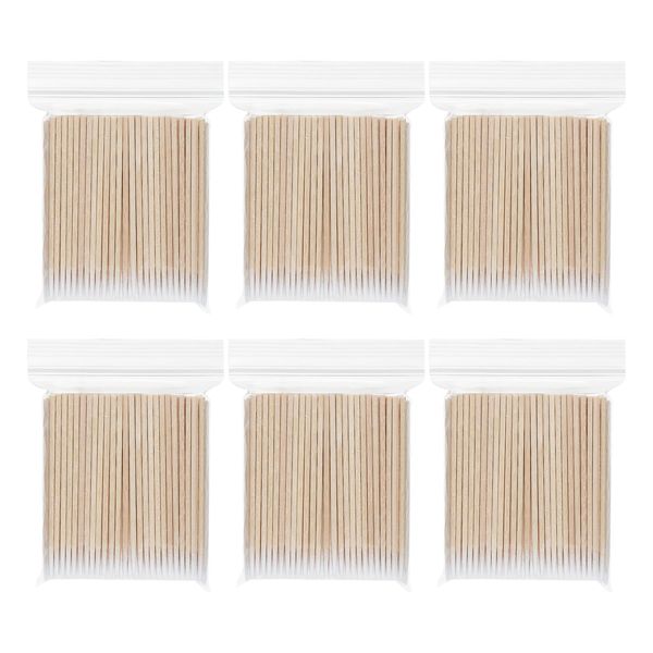 600 Pointed Cotton Swabs, Can Be Used For Tattoos, Eyebrow Tattoos, Beauty Manicure, Remove Inner Eyeliner, Disposable Cleaning Cotton Swabs