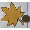 YELLOW LEAF FANCY INTERIOR VINYL Sticker(2pc)Washable•Usable•Re-Movable•Autumn