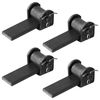4 Pcs - Weld on Straight Strap Trailer Hinges, 4-5/8" x 3" x 2", Long Leaf Hinge