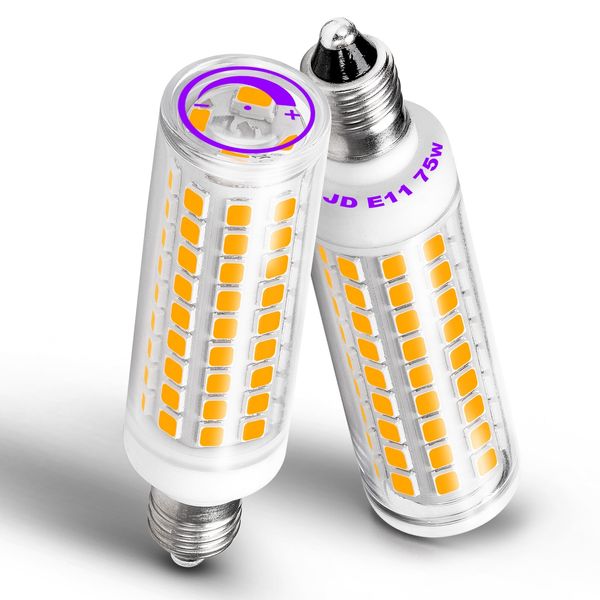 JDE11 Led Bulbs Dimmable, Replace 120V 75W Halogen Candelabra Bulbs,T3 T4 Min...