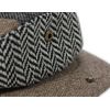 Patrick Francis Ireland Multi Tweed Flat Cap (S-XL) (X Large) Brown