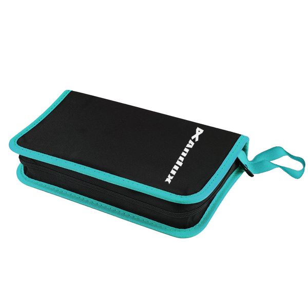 Andux Tool Kits Organize Storage Pouch Tool Case with Zipper WJSNB-02 (Blue,M)