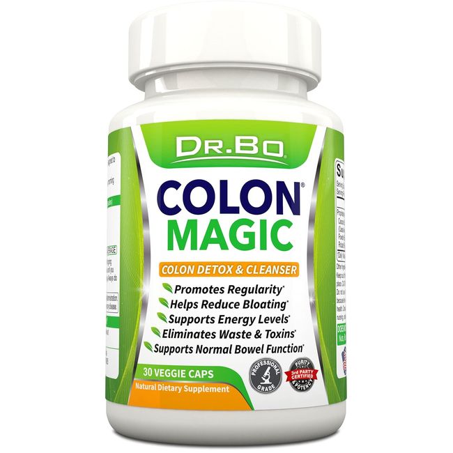 Colon Cleanse Detox Formula - Natural Bowel Cleanser Pills for Intestinal