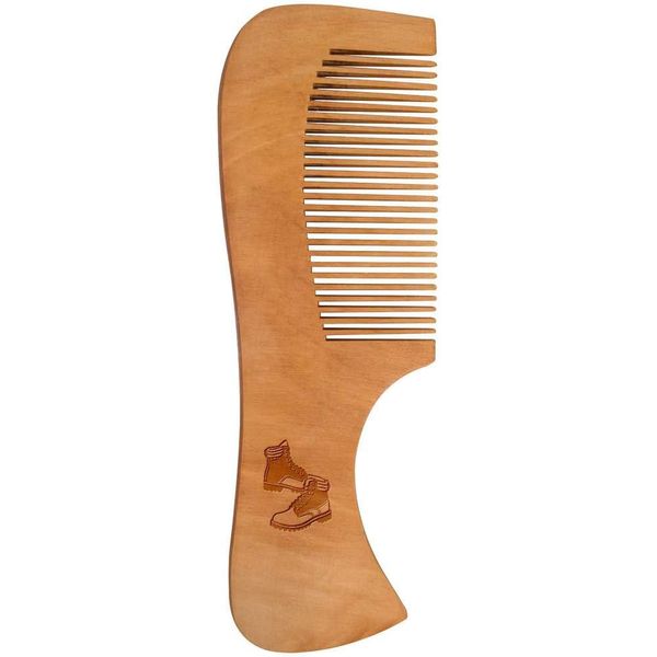 'Hiking Boots' Wooden Comb (HA00047113)