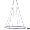 Ceiling Draping Canopy 24" Hoop Hardware Kit 8 Panels Party Wedding Decorations