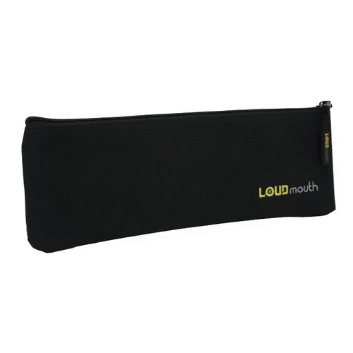 LOUDmouth Long Zippered Pouch for Large Wireless Microphones | Mic Bag | 12.5" x 4" (1 Pack)