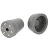 Crutch Capsule with Spikes and Rubber Protective Cap Inner Diameter 16 mm