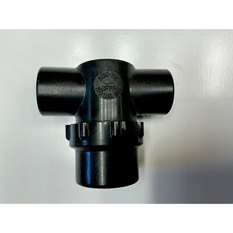 Ron-Vik 3/8" FNPT In-Line Strainer Nylon Housing T304 Stainless 80 Mesh
