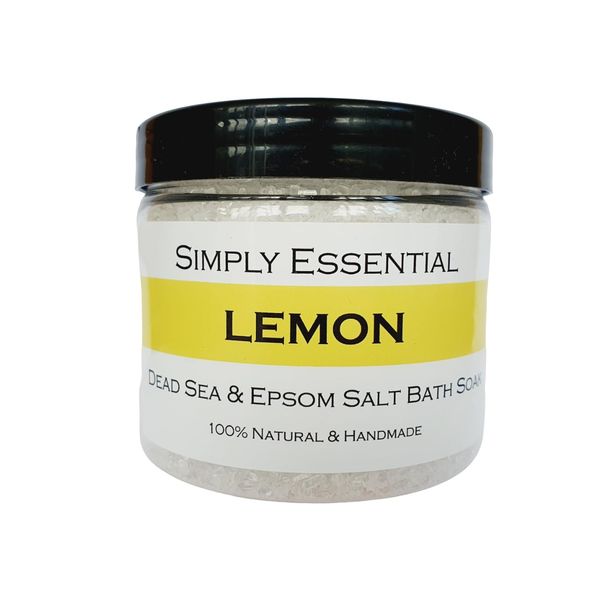 Simply Essential Lemon Dead Sea & Epsom Bath Salts Body & Foot soak 225g