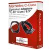 C-Class W202 speaker adapter pods Rear Shelf 17cm 6.5 fitting rings