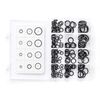 EAI O Ring Kit | Viton O-Ring Kit Assortment | Black (12 Sizes, Total 200 pcs)