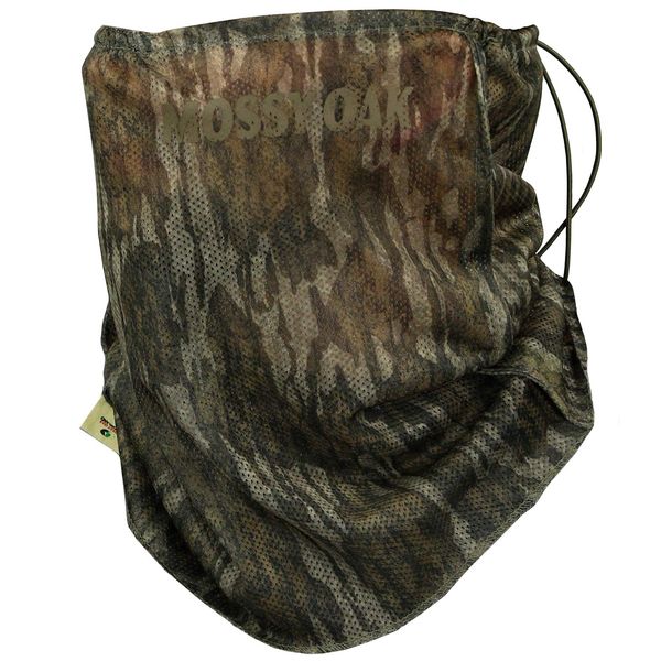 Mossy Oak Standard Camo Mesh Hunting Face Mask, Bottomland, One Size