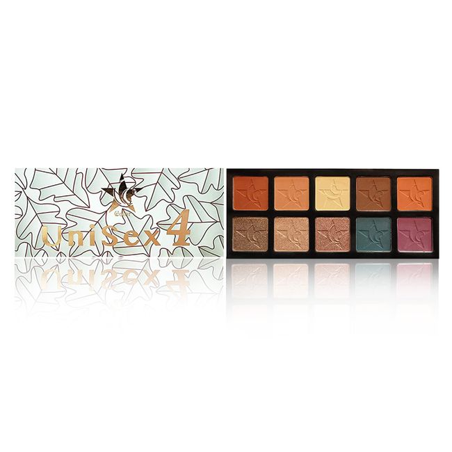 Ccolor Cosmetics - Unisex 4, 10-Color Eyeshadow Palette, Highly Pigmented Eye Shadow Makeup, Long-Wearing & Easy to Blend Eye Makeup, Matte, Metallic & Shimmer, Neutral Bronze Tones